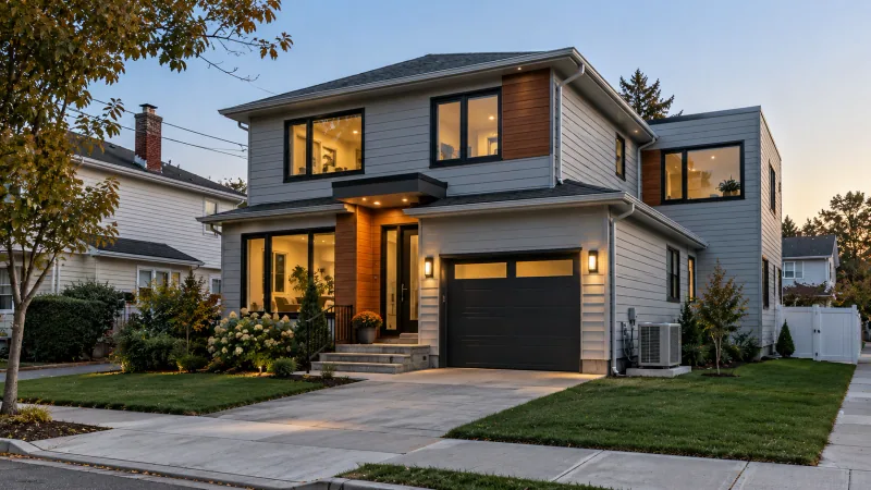 Illustrative image of 209 Barlow Drive South, a renovated two-storey home in Mill Basin, Brooklyn